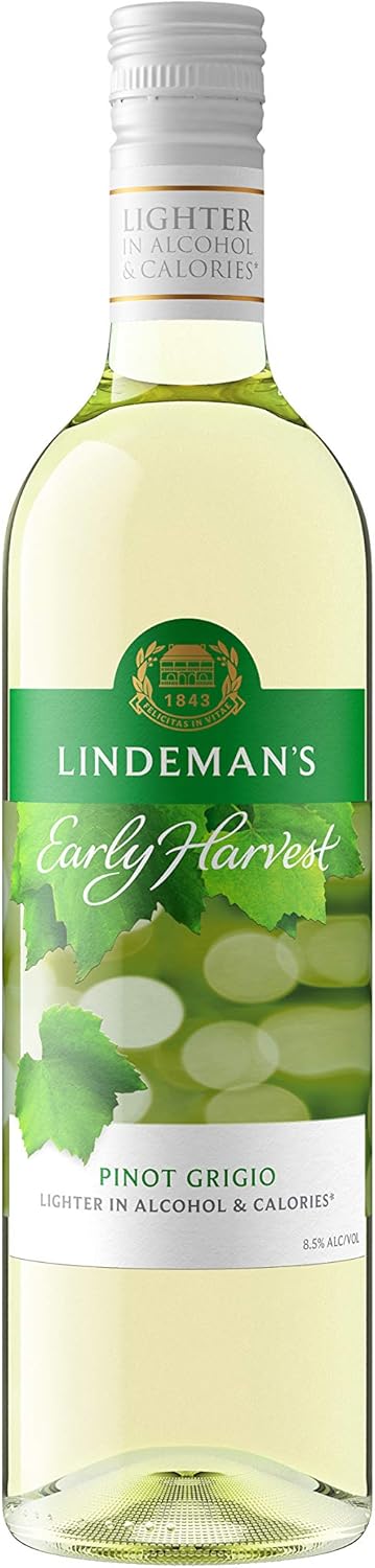 Lindeman's Early Harvest Lower Alcohol Pinot Grigio White Wine 750ml (Case of 6)