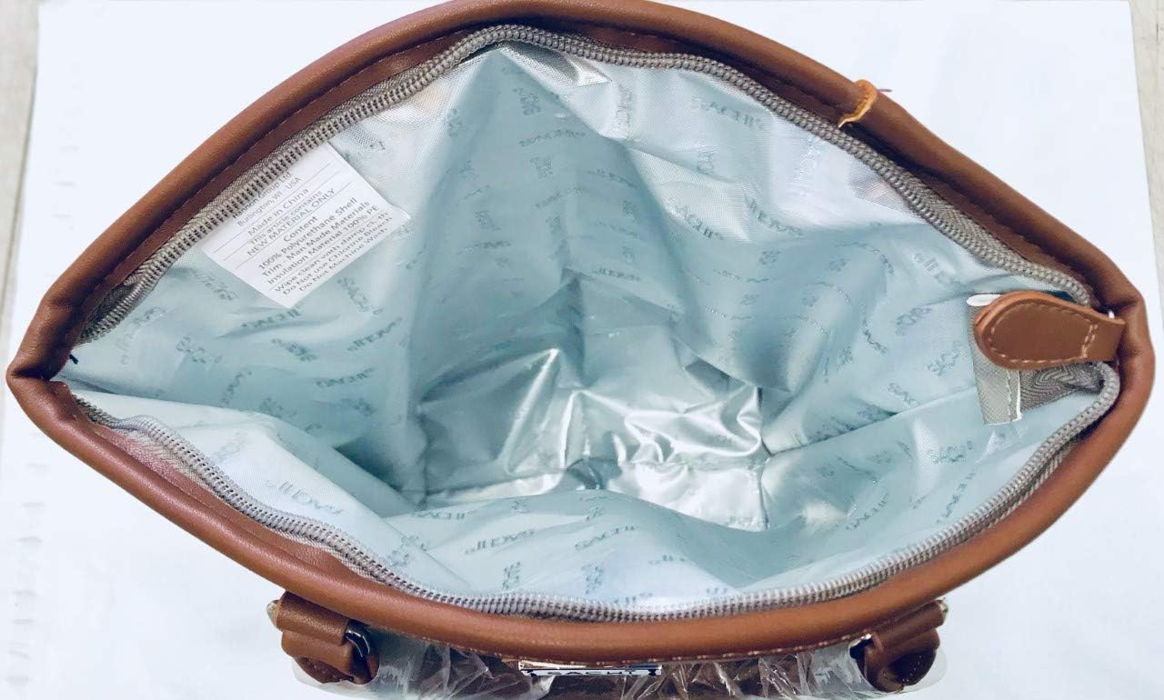 Sachi Two Bottle Wine Tote - Taupe